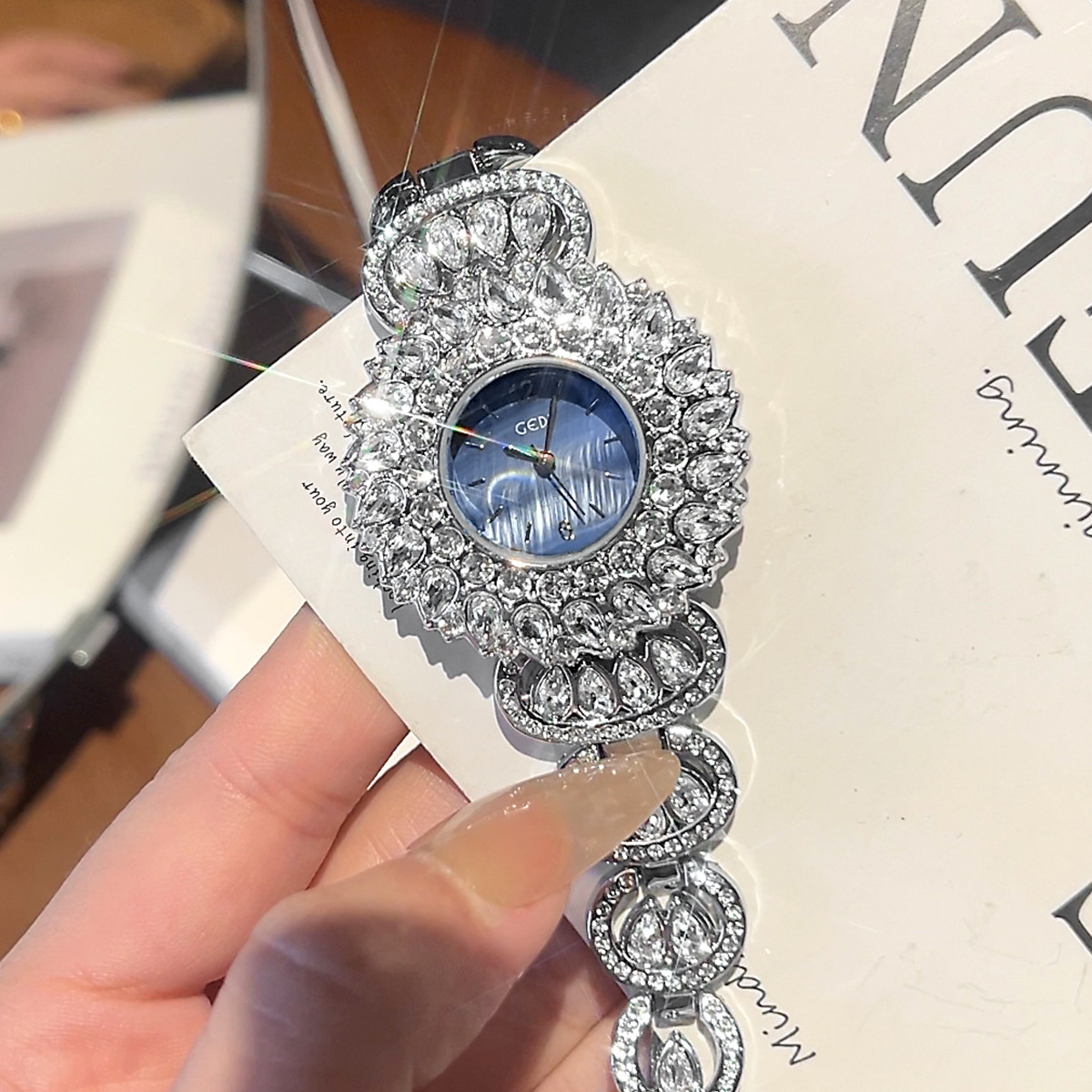 Luxury Watch Moon Phase - UTHAI CQ443 Fashionable Luxury Starry Sky
