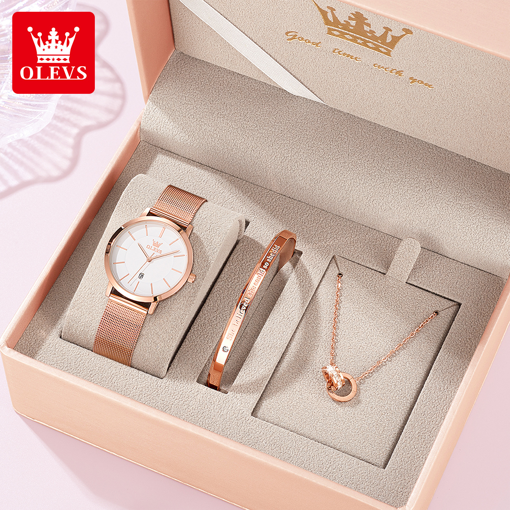 Luxury Watch Brands - OLEVS Woman Watch 5869 Elegant Fashion
