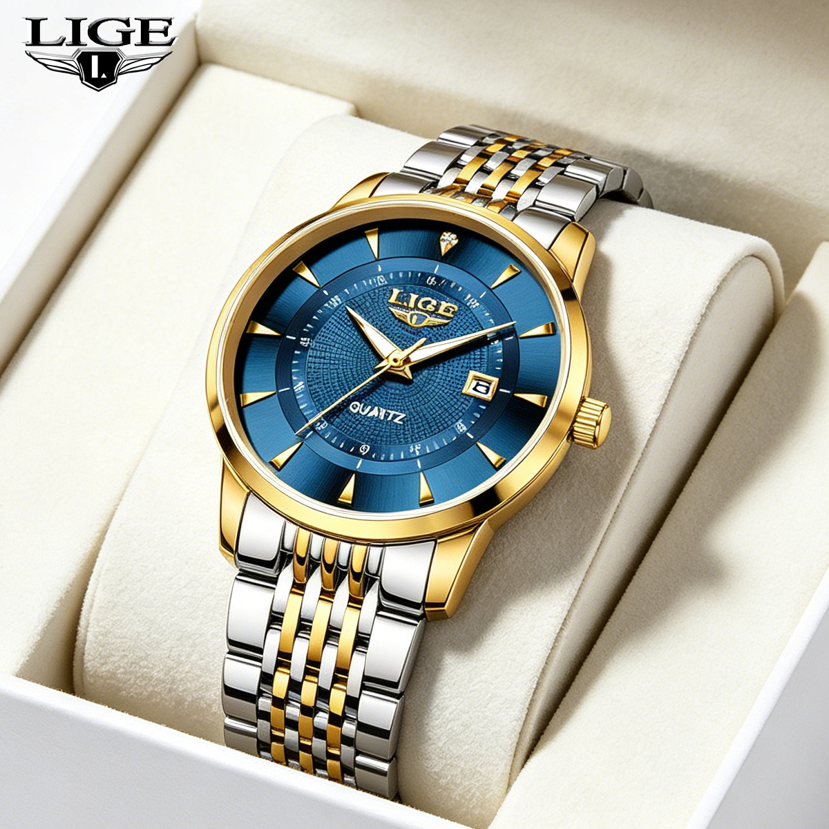 Luxury Watch And Bracelet - LIGE New 2026 Luxury Man Watch