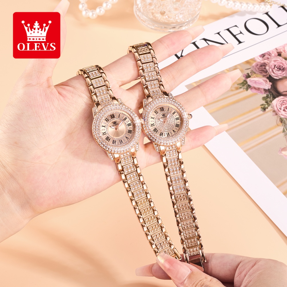 OLEVS Luxury Fashion ladies' w - مراجعة Luxury Watch In Usa وسعره