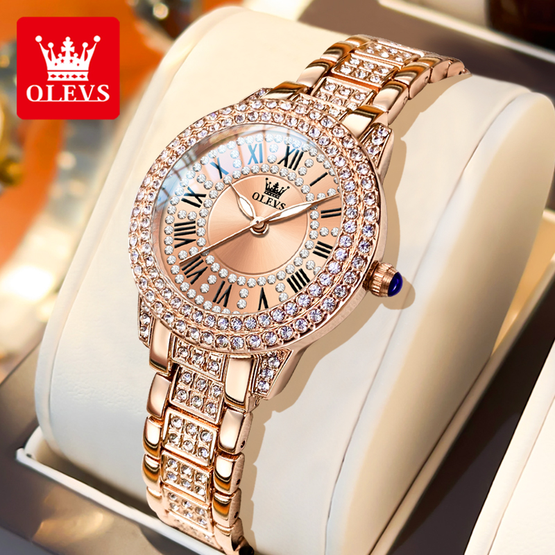 OLEVS Luxury Fashion ladies' w - مراجعة Luxury Watch In Usa وسعره