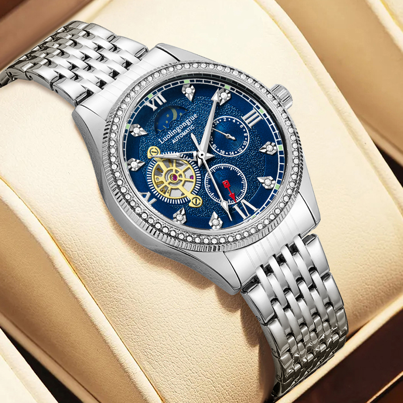 High-End Luxury Business Men's - مراجعة Luxury Watch Name Brands وسعره