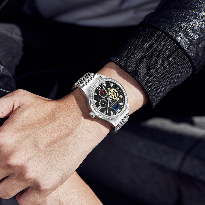 High-End Luxury Business Men's - مراجعة Luxury Watch Name Brands وسعره