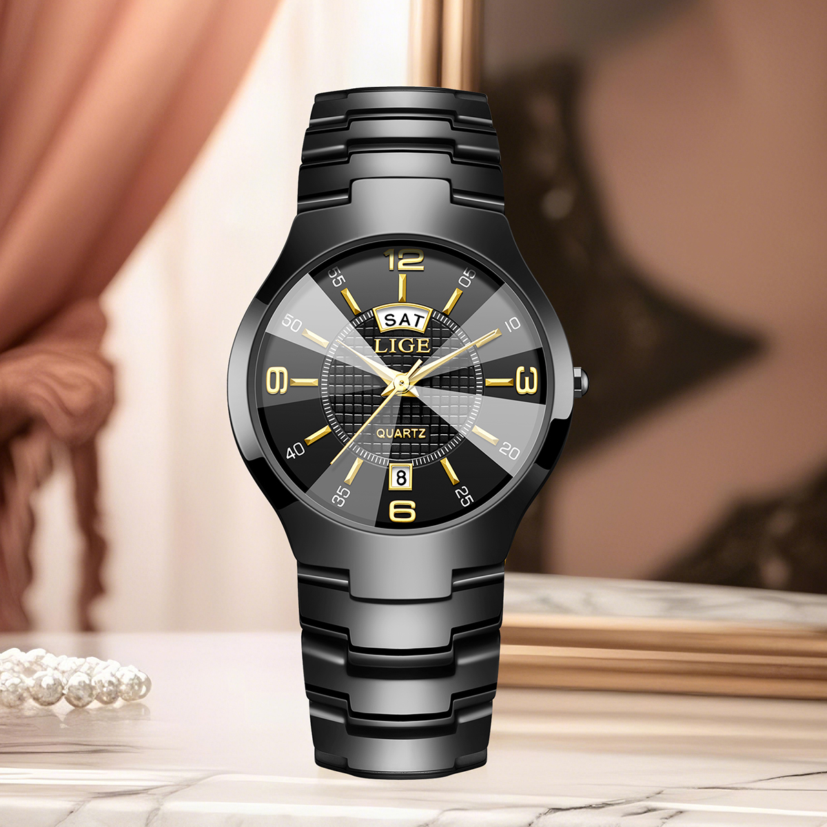LIGE Fashion Elegant Women's W - مراجعة Luxury Watch In Usa وسعره