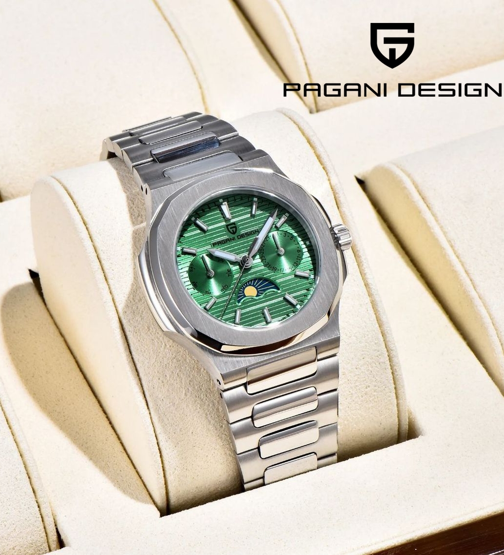 PAGANI DESIGN PD-1786 Quartz W - مراجعة Luxury Watch Moon Phase وسعره