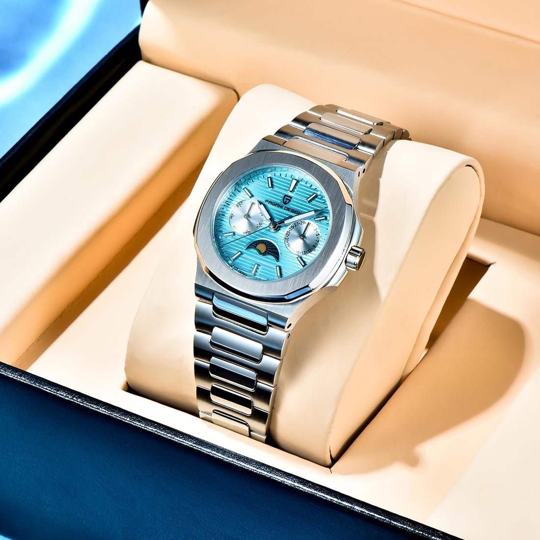 PAGANI DESIGN PD-1786 Quartz W - مراجعة Luxury Watch Moon Phase وسعره