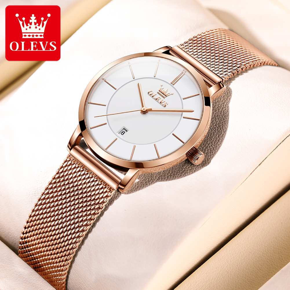 OLEVS Woman Watch 5869 Elegant - مراجعة Luxury Watch Brands وسعره