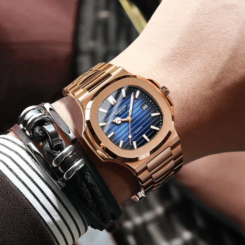 New Switzerland Man Casual Ros - مراجعة Luxury Watch German وسعره