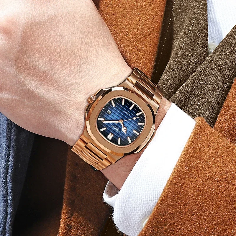 New Switzerland Man Casual Ros - مراجعة Luxury Watch German وسعره