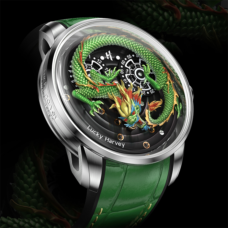 Lucky Harvey China Dragon Mech - مراجعة Luxury Watch China وسعره