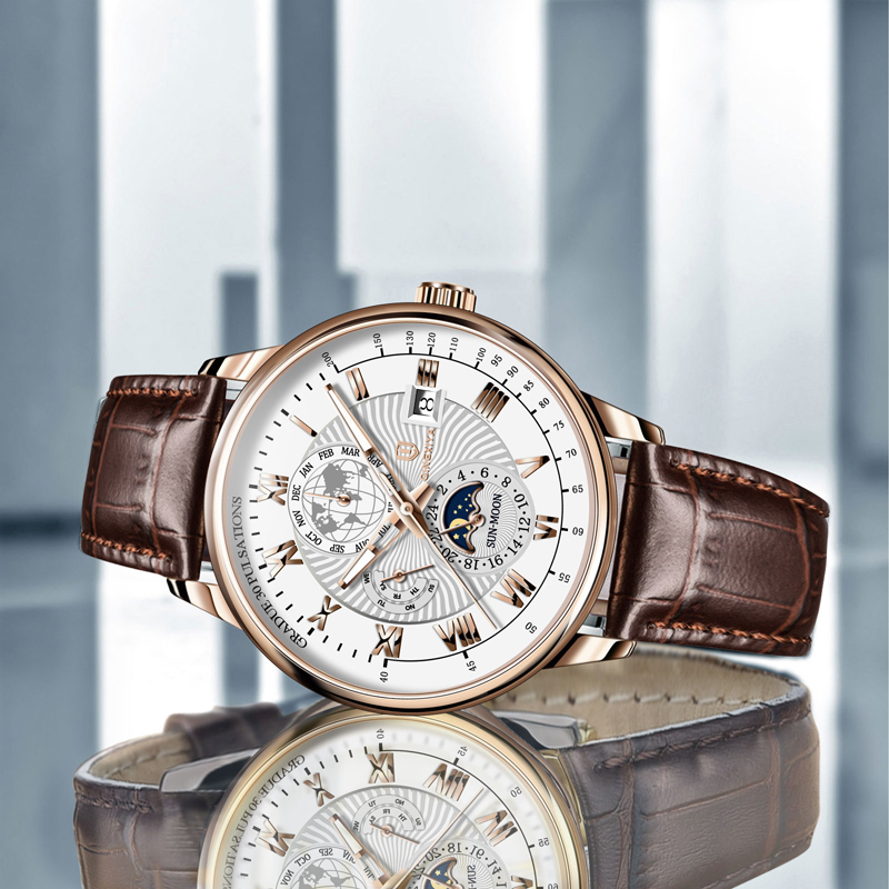 QINGXIYA Brand Fashion Leather - مراجعة Luxury Watch And Price وسعره