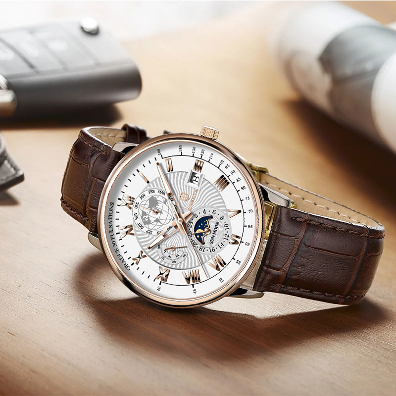 QINGXIYA Brand Fashion Leather - مراجعة Luxury Watch And Price وسعره