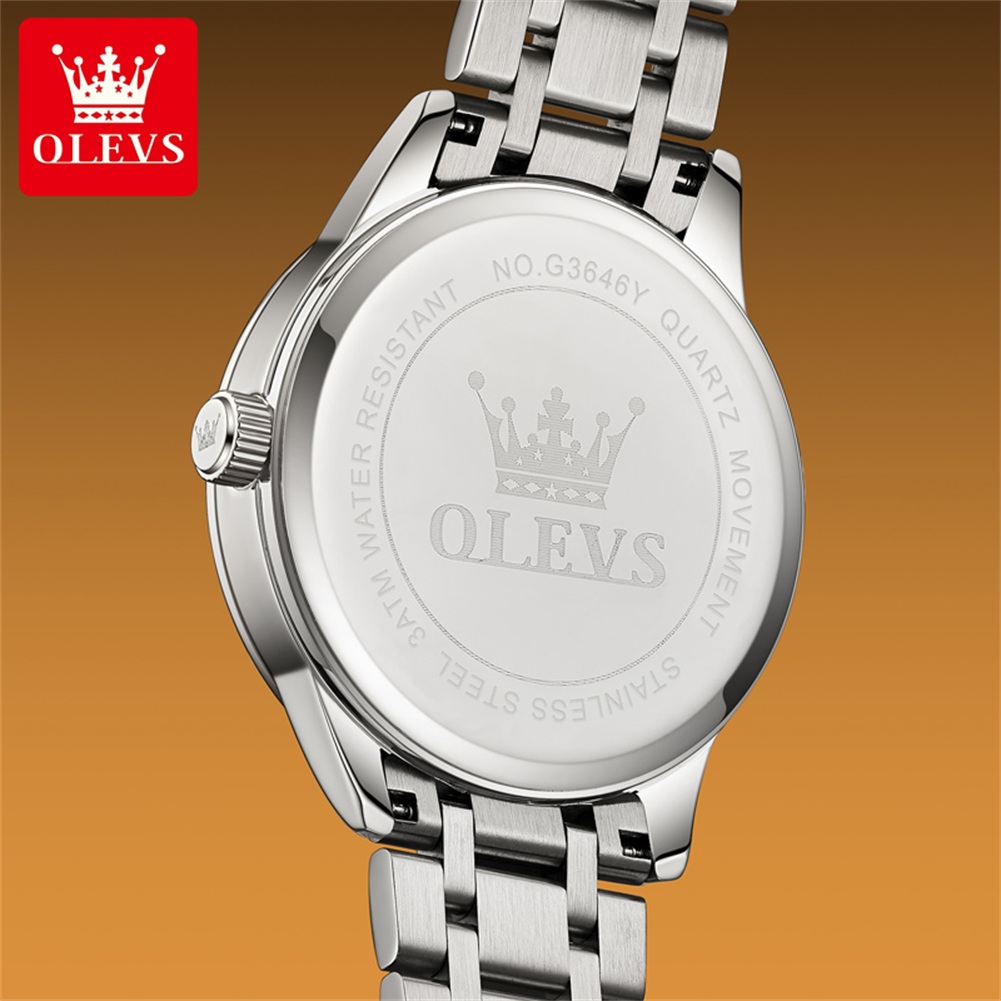 OLEVS Moon Phase men's watches - مراجعة Luxury Watch Moon Phase وسعره
