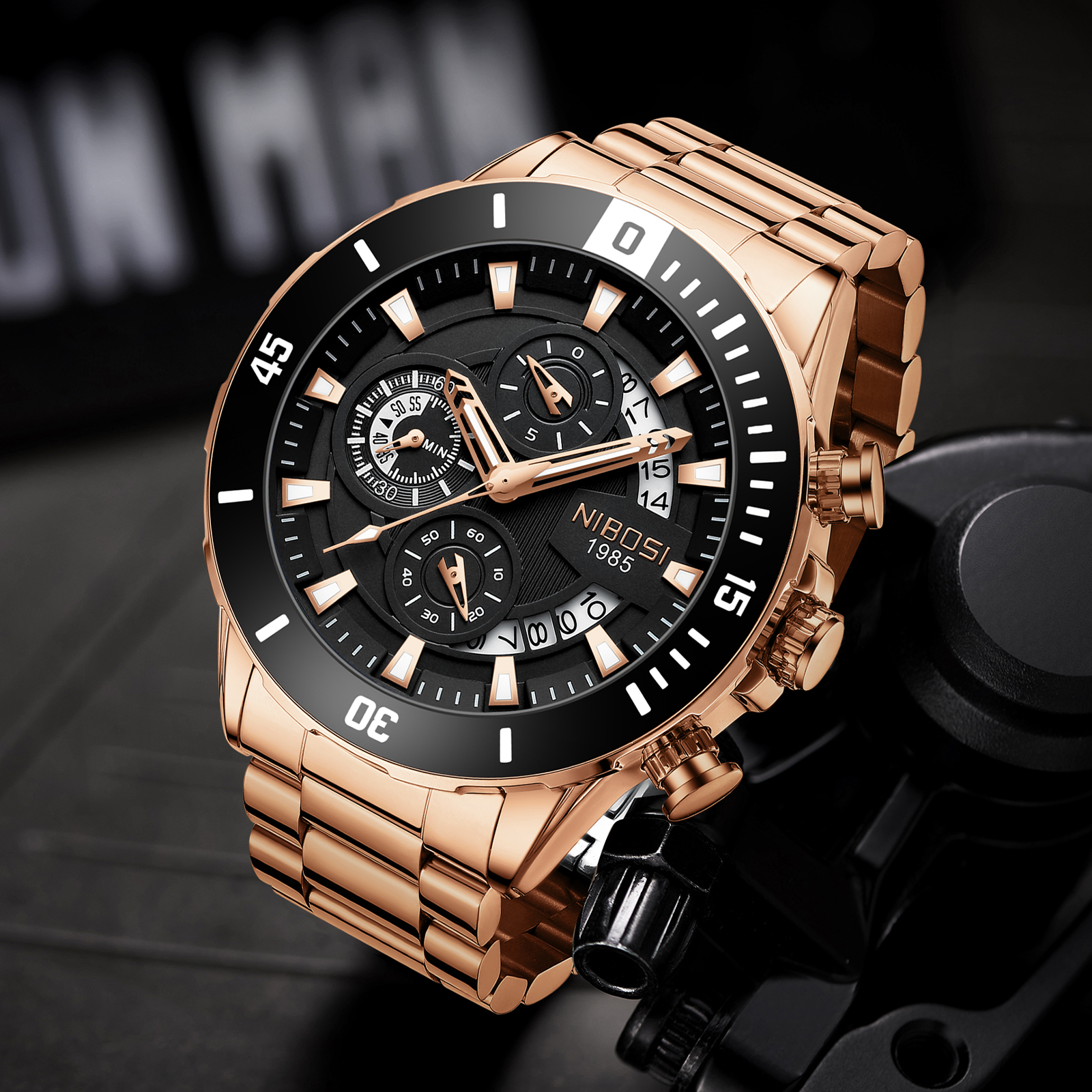 NIBOSI New Men's Watches Top B - مراجعة Luxury Watch Brands وسعره