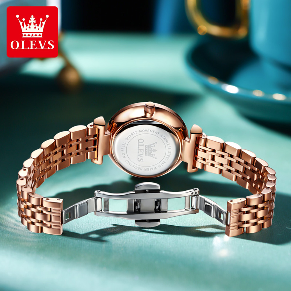 OLEVS 5536 Brand Beautiful Wom - مراجعة Luxury Watch Brands وسعره
