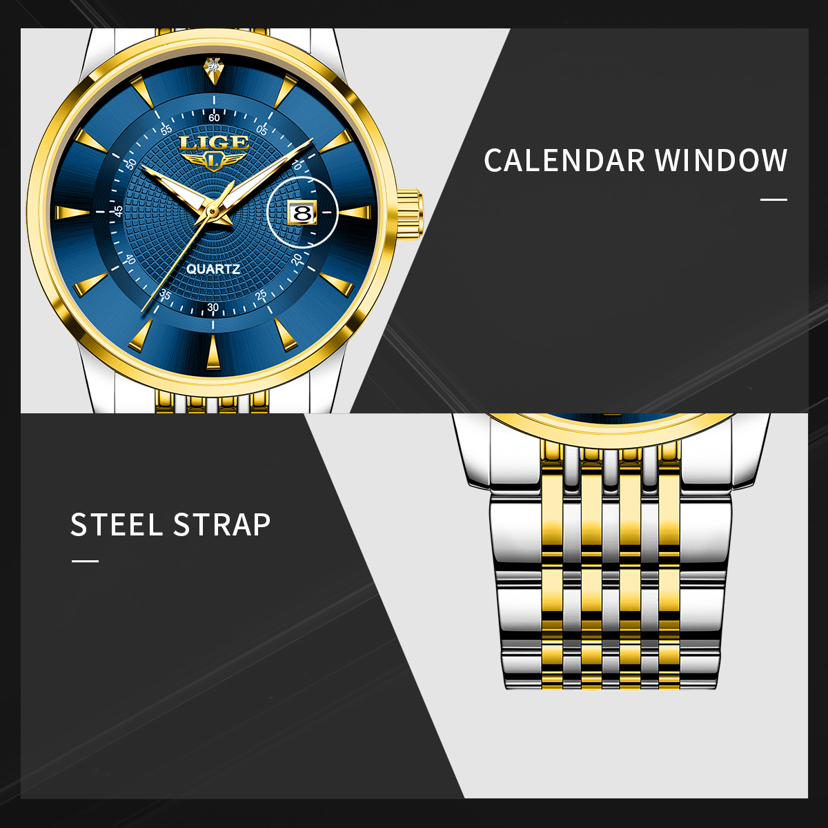 LIGE New 2026 Luxury Man Watch - مراجعة Luxury Watch And Bracelet وسعره