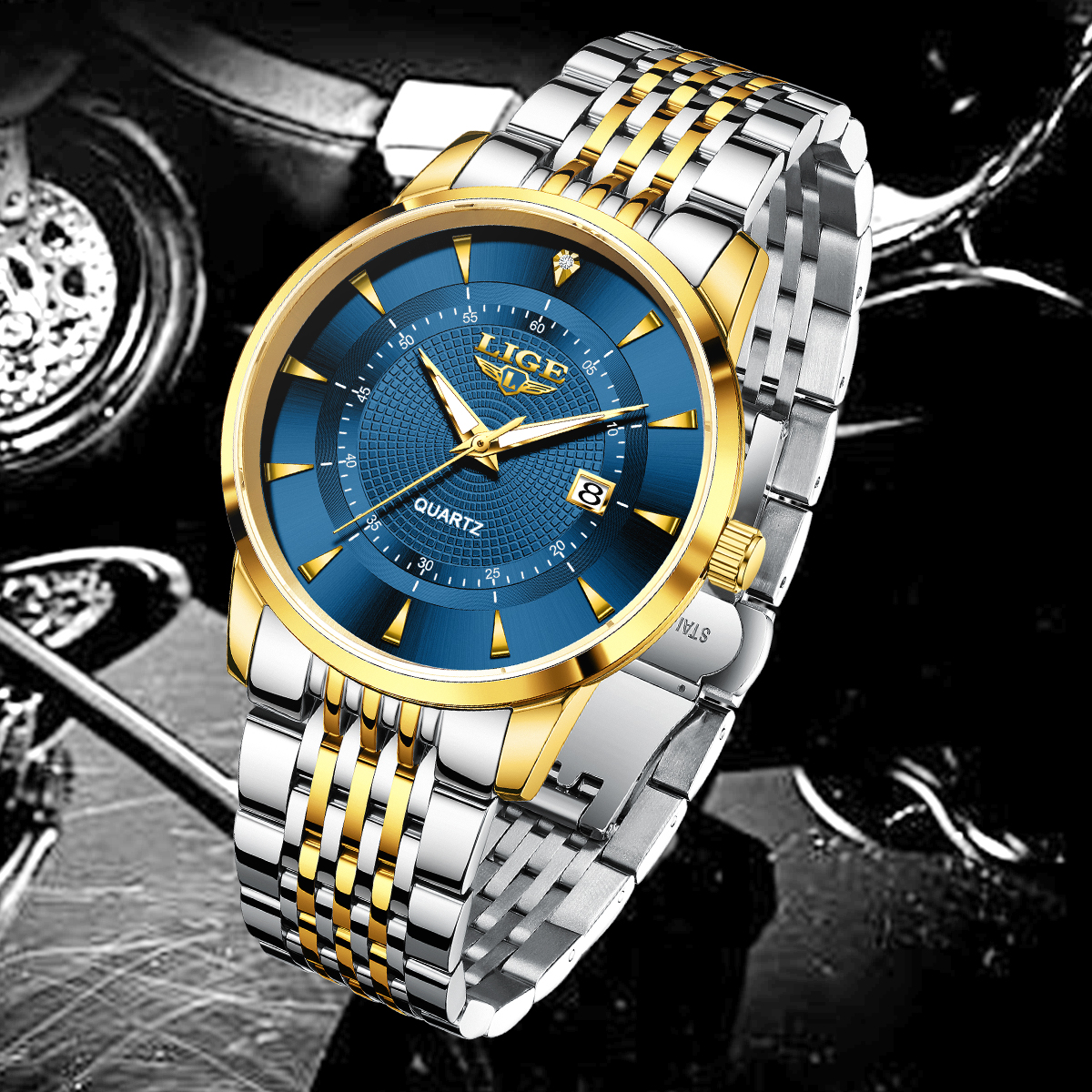 LIGE New 2026 Luxury Man Watch - مراجعة Luxury Watch And Bracelet وسعره