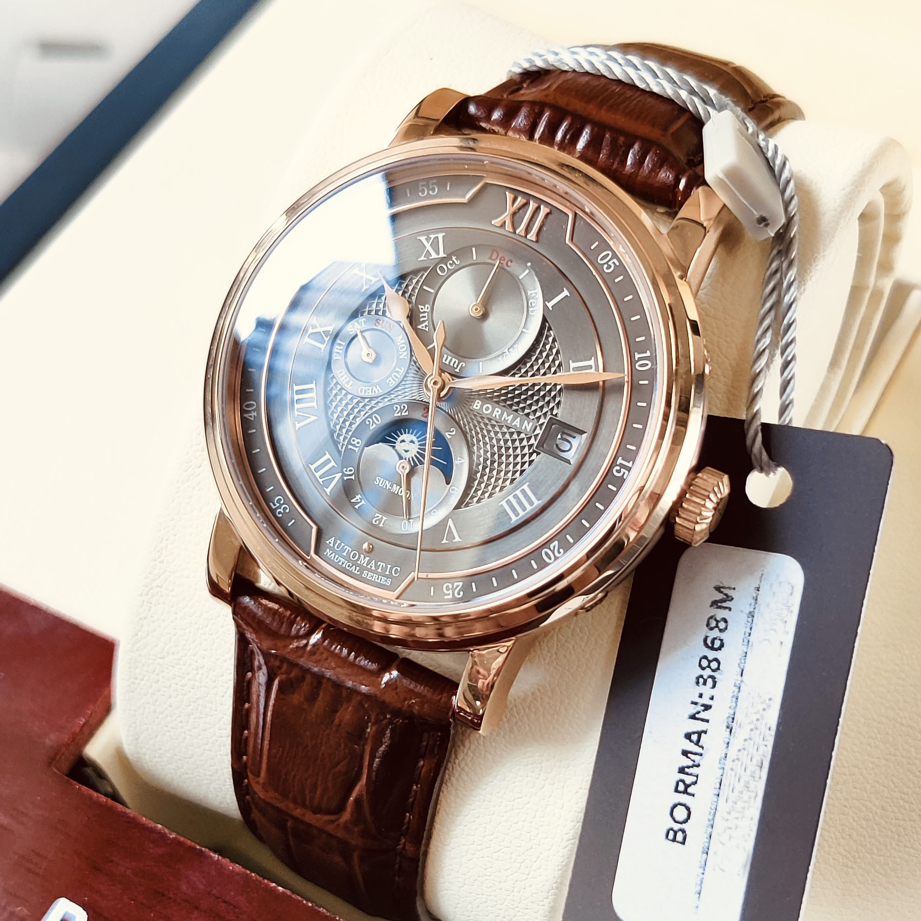 Luxury Brand Switzerland BORMA - مراجعة Luxury Watch German وسعره
