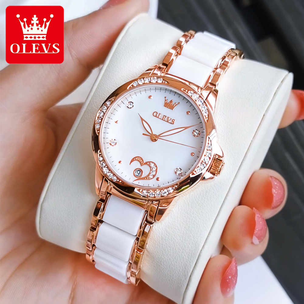 OLEVS 6631 Elegant Women's Wat - مراجعة Luxury Watch Brands وسعره