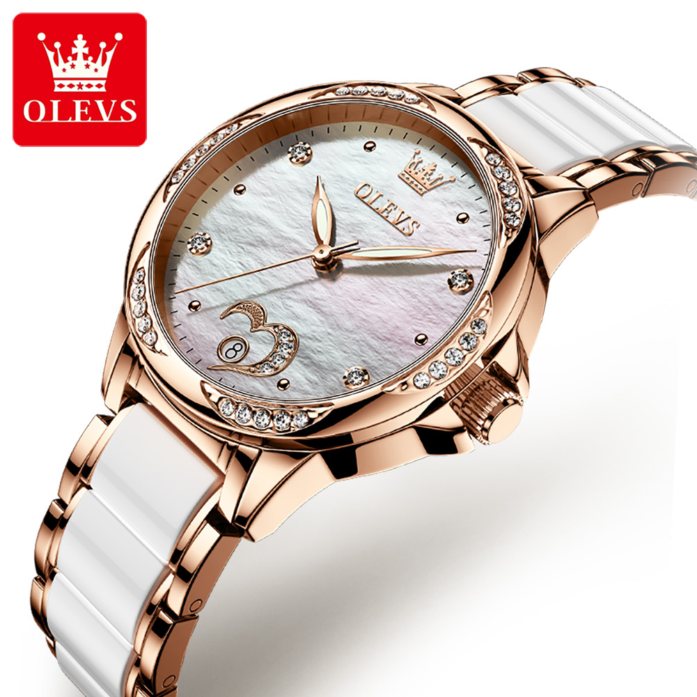 OLEVS 6631 Elegant Women's Wat - مراجعة Luxury Watch Brands وسعره