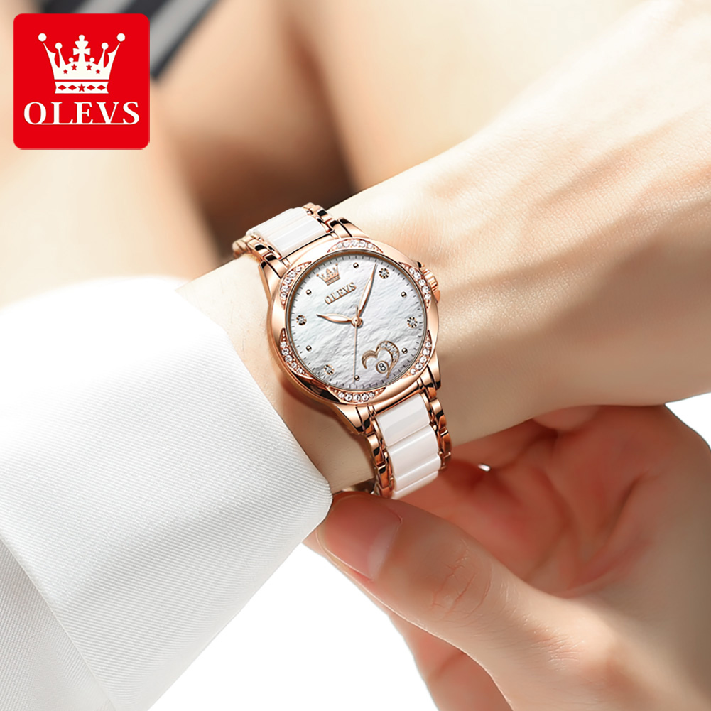 OLEVS 6631 Elegant Women's Wat - مراجعة Luxury Watch Brands وسعره