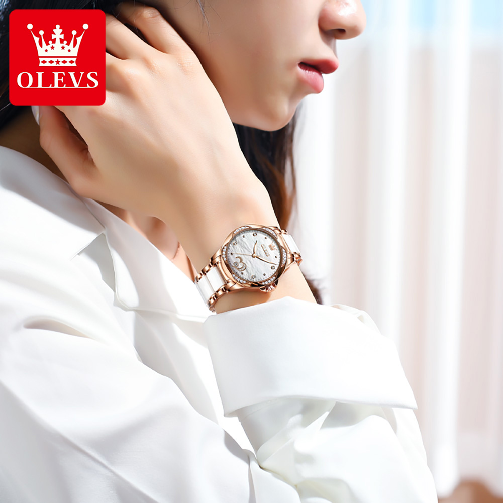 OLEVS 6631 Elegant Women's Wat - مراجعة Luxury Watch Brands وسعره