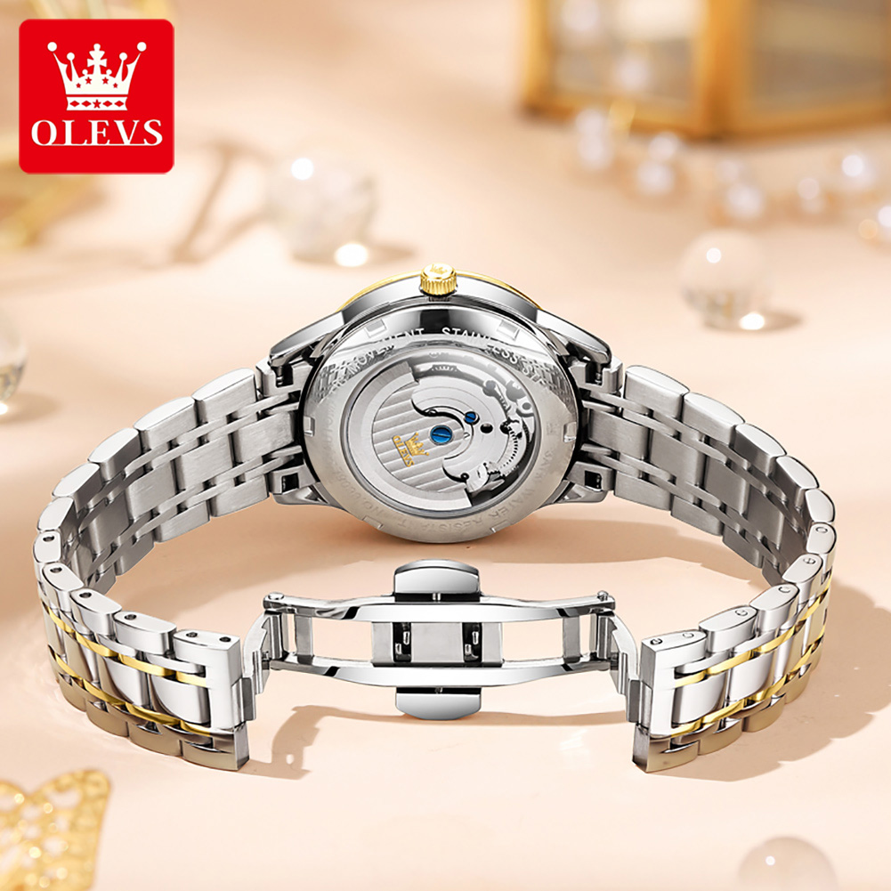 OLEVS Women's Watches Luxury T - مراجعة Luxury Watch Moon Phase وسعره