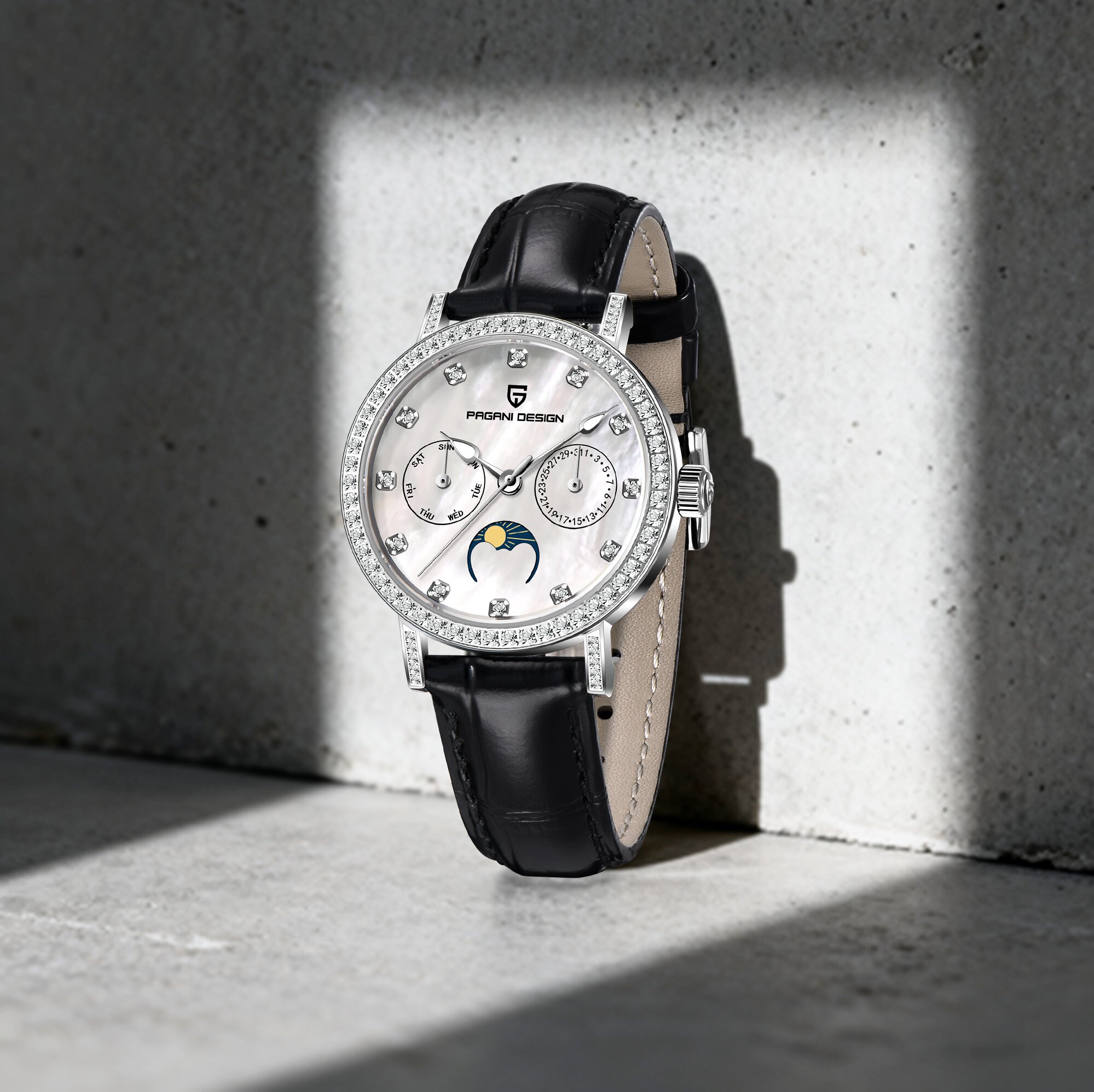 PAGANI DESIGN Elite Luxury Lad - مراجعة Luxury Watch Moon Phase وسعره