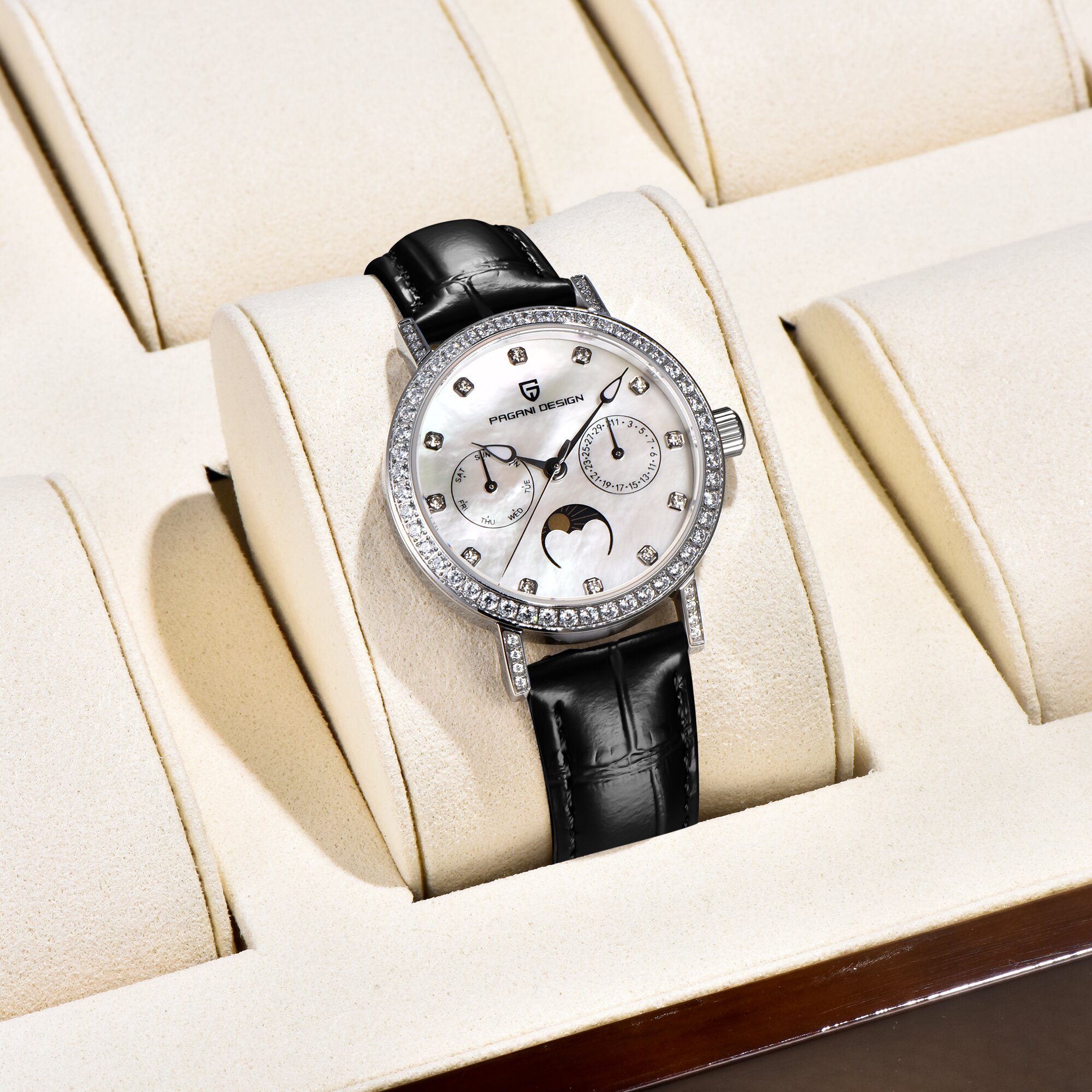 PAGANI DESIGN Elite Luxury Lad - مراجعة Luxury Watch Moon Phase وسعره