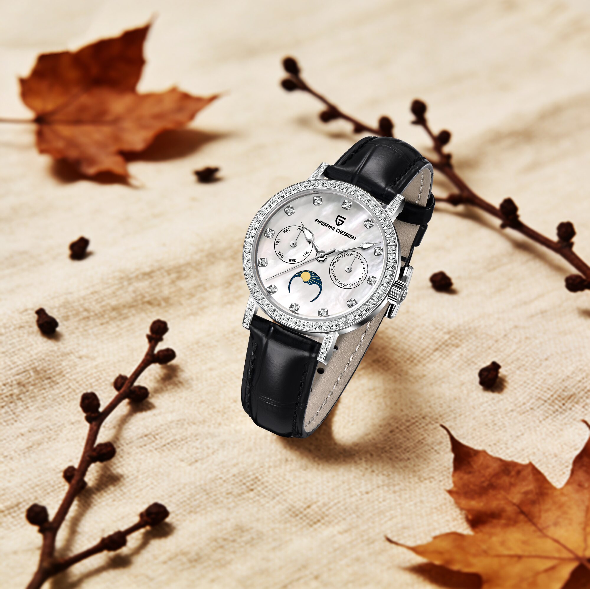 PAGANI DESIGN Elite Luxury Lad - مراجعة Luxury Watch Moon Phase وسعره