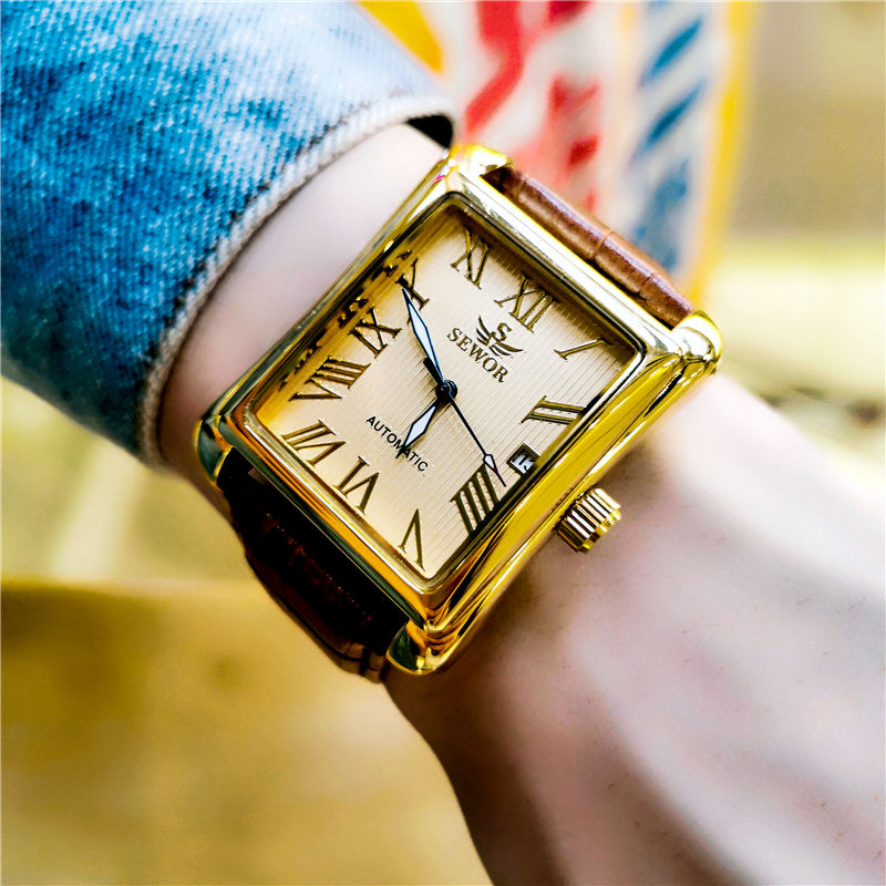 Light Luxury Punk-Style Square - مراجعة Luxury Watch Name Brands وسعره
