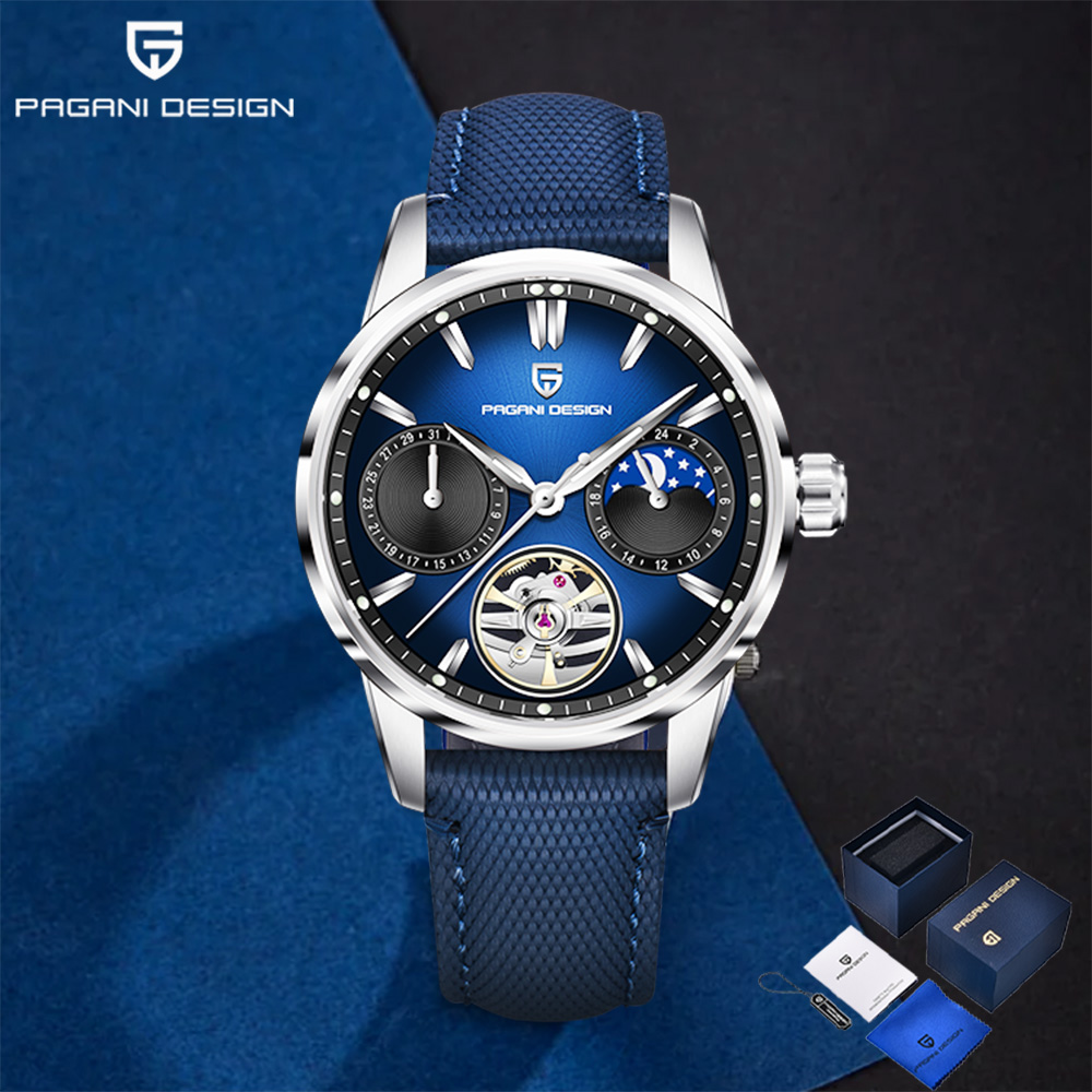 2025Pagani design Tourbillon L - مراجعة Luxury Watch Moon Phase وسعره
