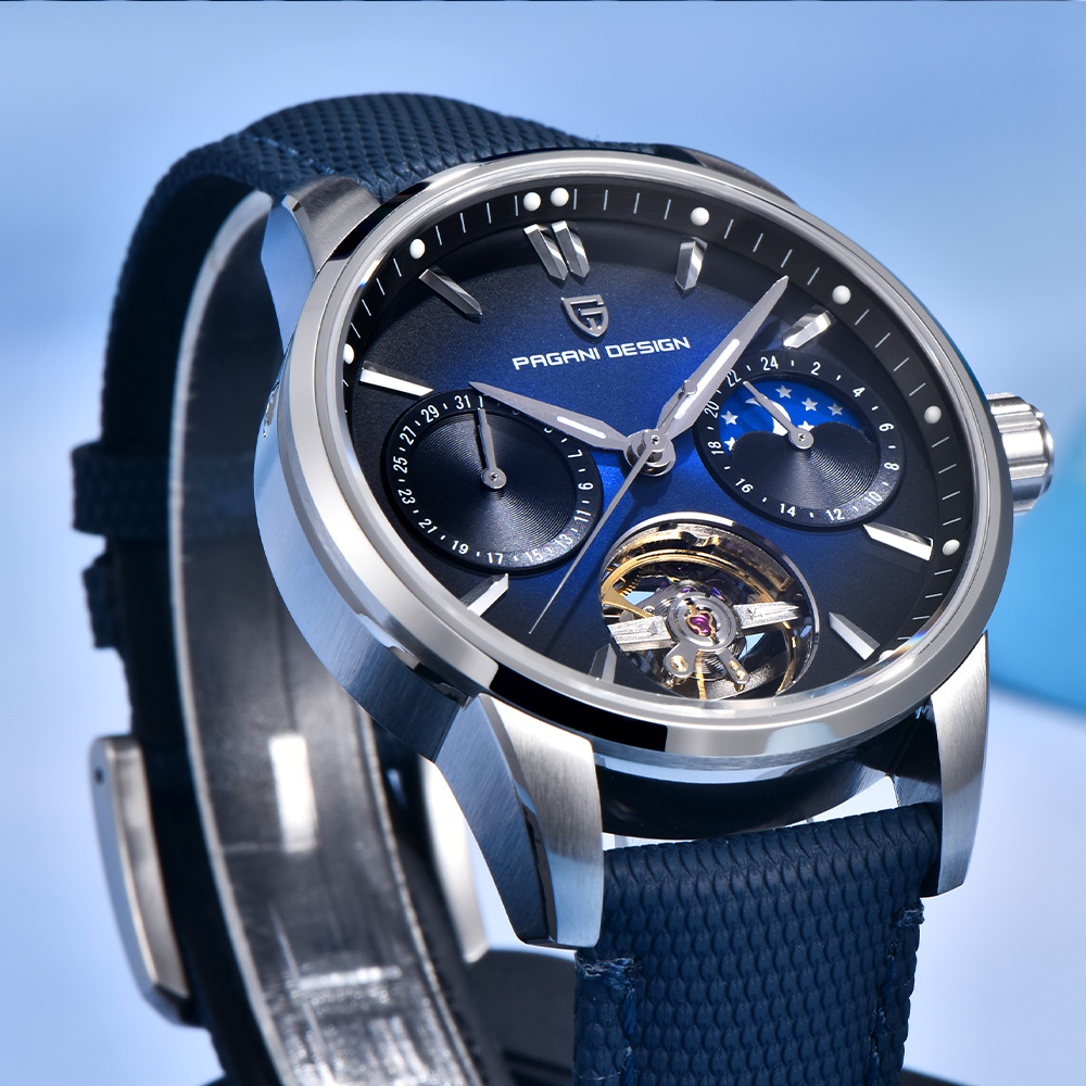 2025Pagani design Tourbillon L - مراجعة Luxury Watch Moon Phase وسعره