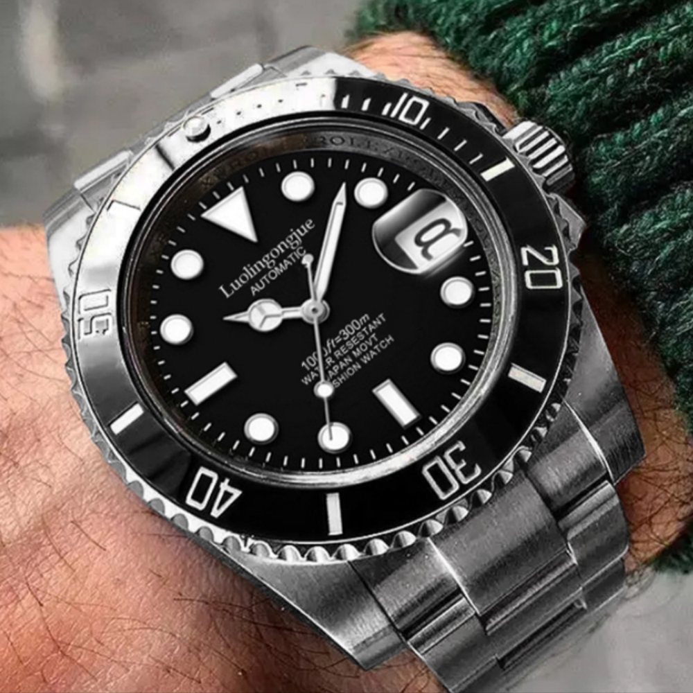 Luxury Men's Watch with Busine - مراجعة Luxury Watch Name Brands وسعره