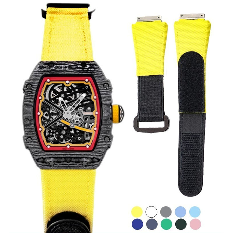 Custom Made FKM Rubber Strap f - مراجعة Luxury Watch Richard Mille وسعره