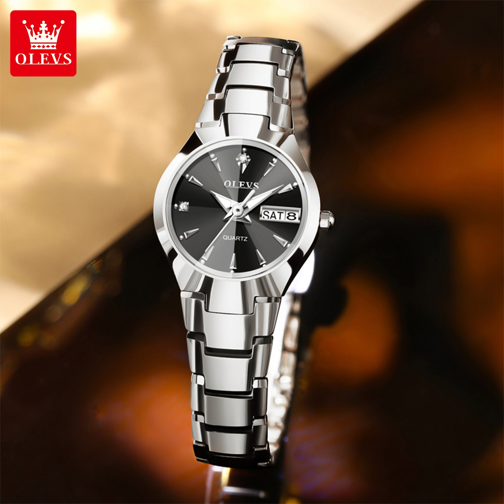 OLEVS Ladies Watch 8697 Luxury - مراجعة Luxury Watch And Bracelet وسعره
