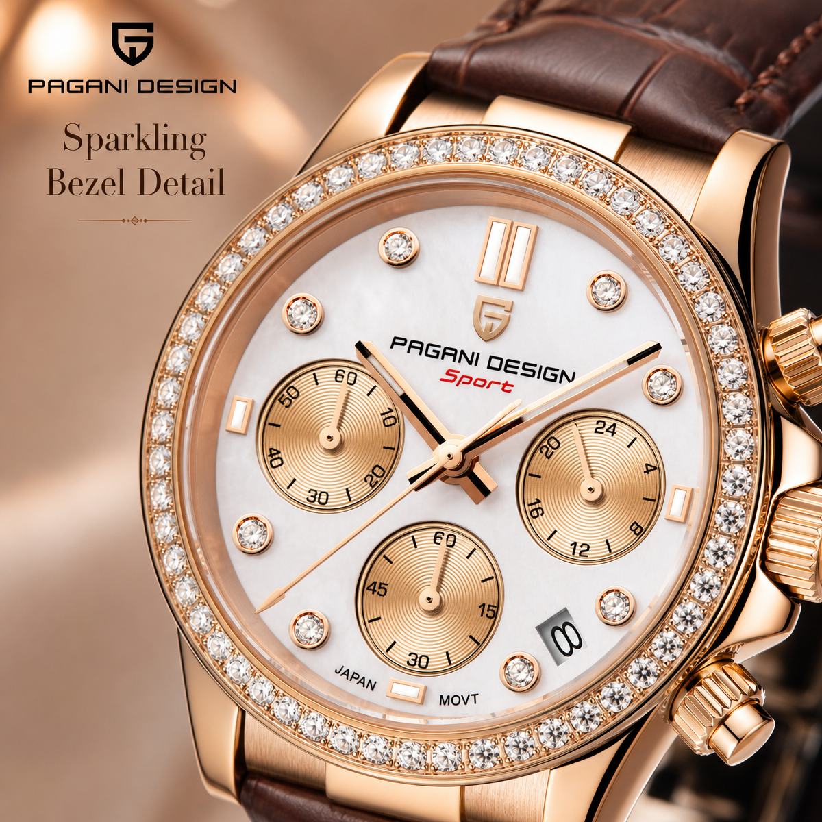 PAGANI DESIGN Women's Chronogr - مراجعة Luxury Watch In Usa وسعره