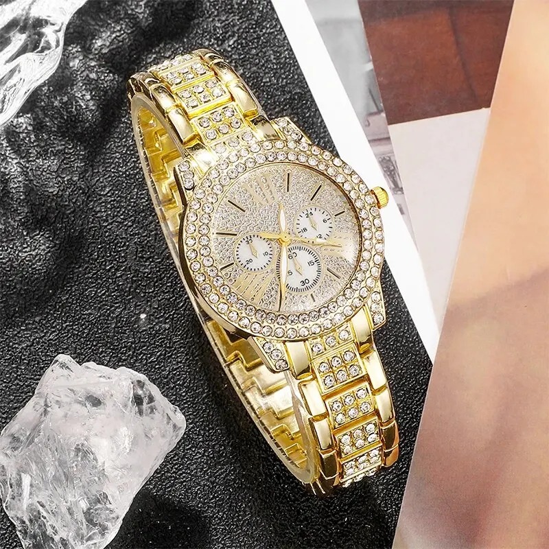 Women's Quartz Watch Gold Luxu - مراجعة Luxury Watch In Usa وسعره