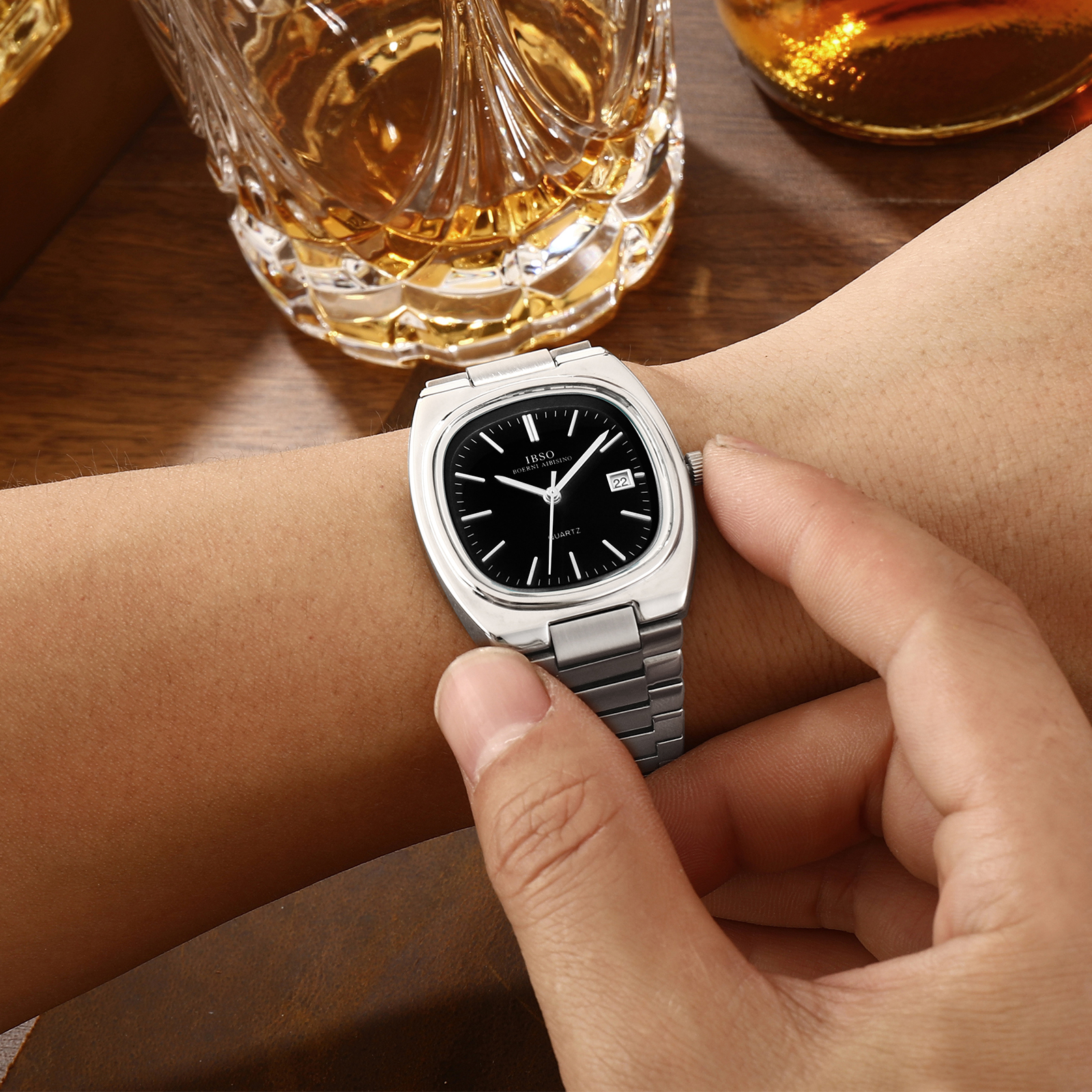 IBSO Luxury Men's Watch 3ATM H - مراجعة Luxury Watch And Price وسعره