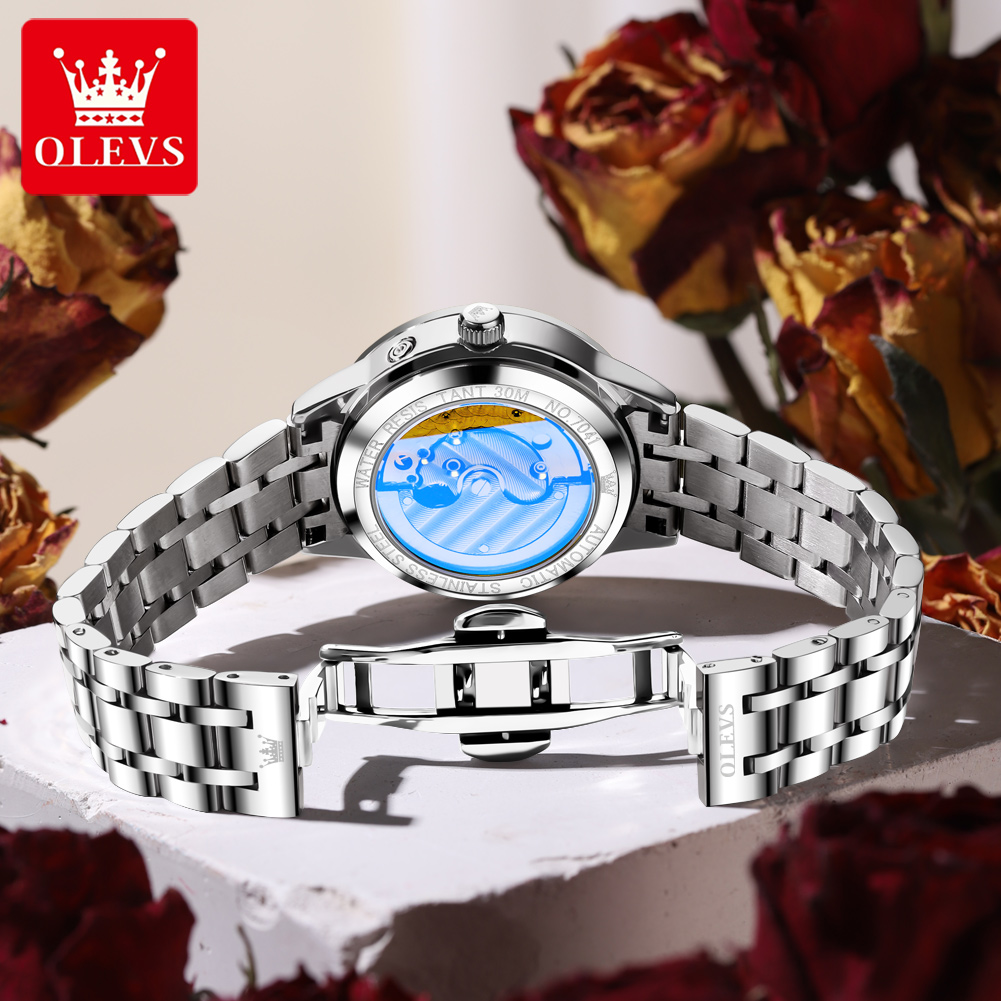 OLEVS 7041 Elegance Moon Phase - مراجعة Luxury Watch Moon Phase وسعره