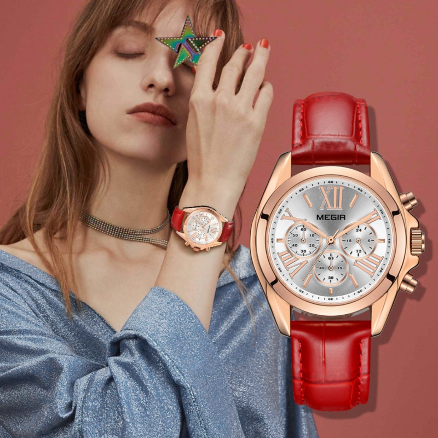 MEGIR New Luxury Leather Watch - مراجعة Luxury Watch Brands وسعره