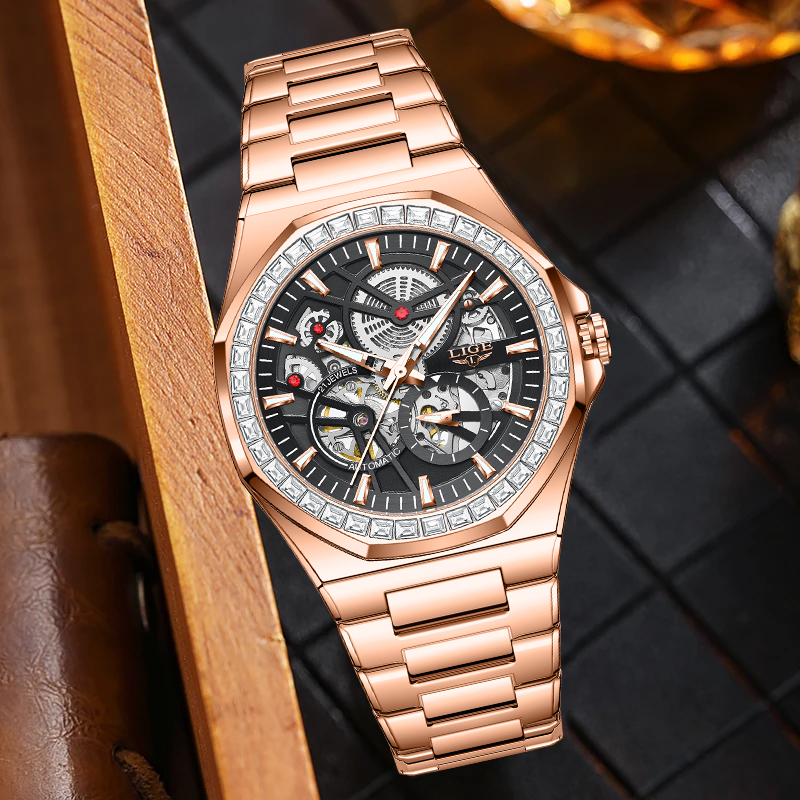 LIGE Original Design Mechanica - مراجعة Luxury Watch Brands وسعره