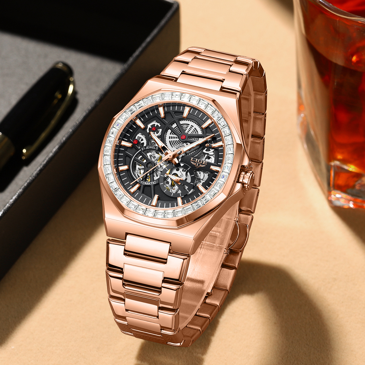 LIGE Original Design Mechanica - مراجعة Luxury Watch Brands وسعره