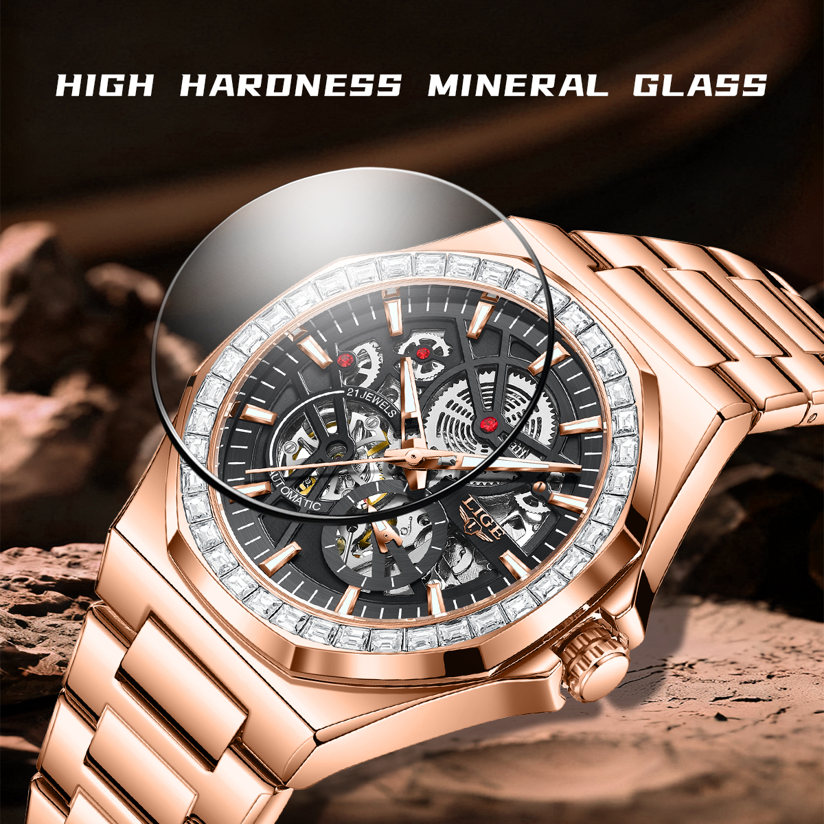 LIGE Original Design Mechanica - مراجعة Luxury Watch Brands وسعره