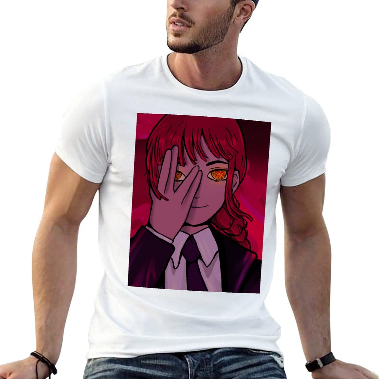 Makima is watching T-Shirt t s - مراجعة Luxury Watch China وسعره