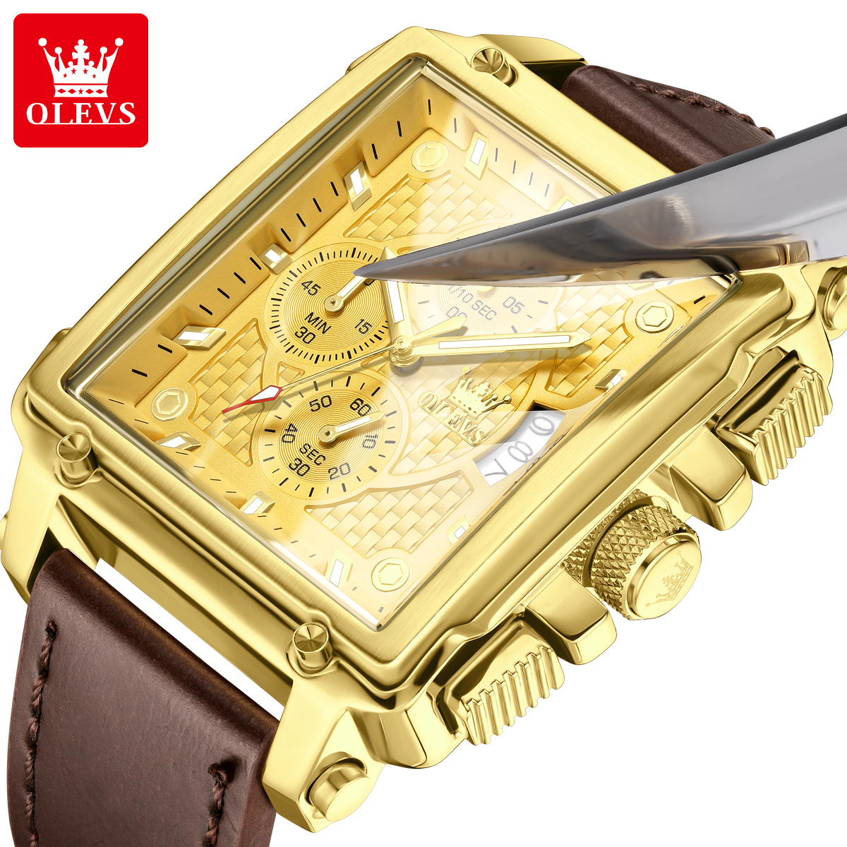 OLEVS brand mens watches water - مراجعة Luxury Watch Brands وسعره