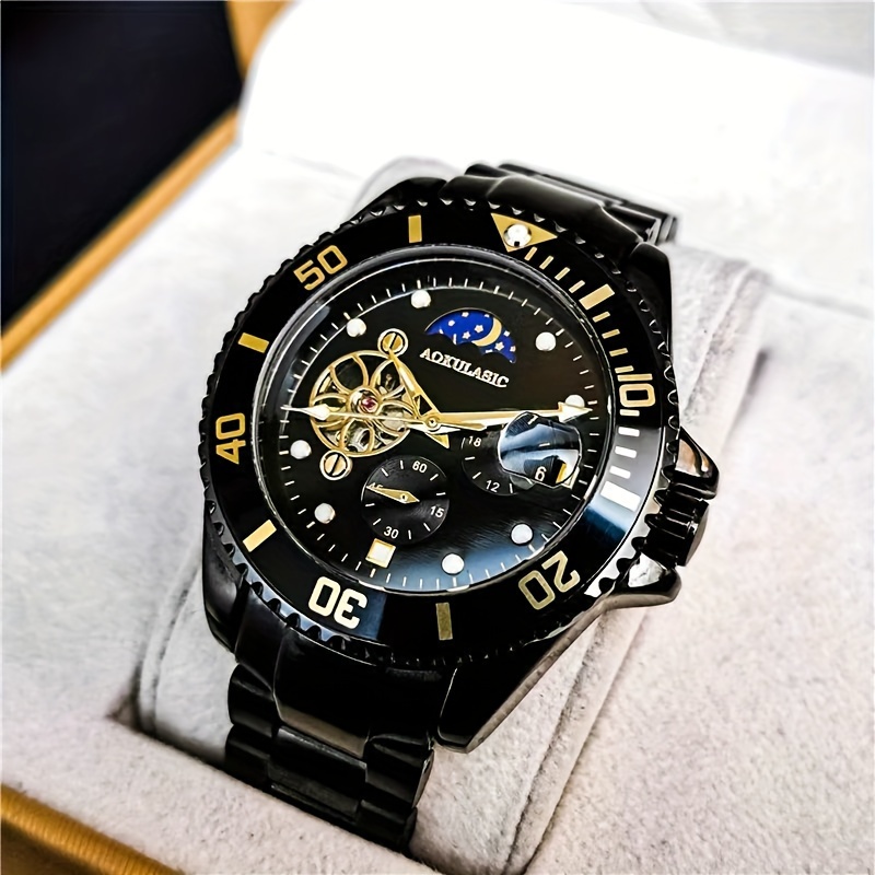 Top Luxury Men's Business Skel - مراجعة Luxury Watch Name Brands وسعره