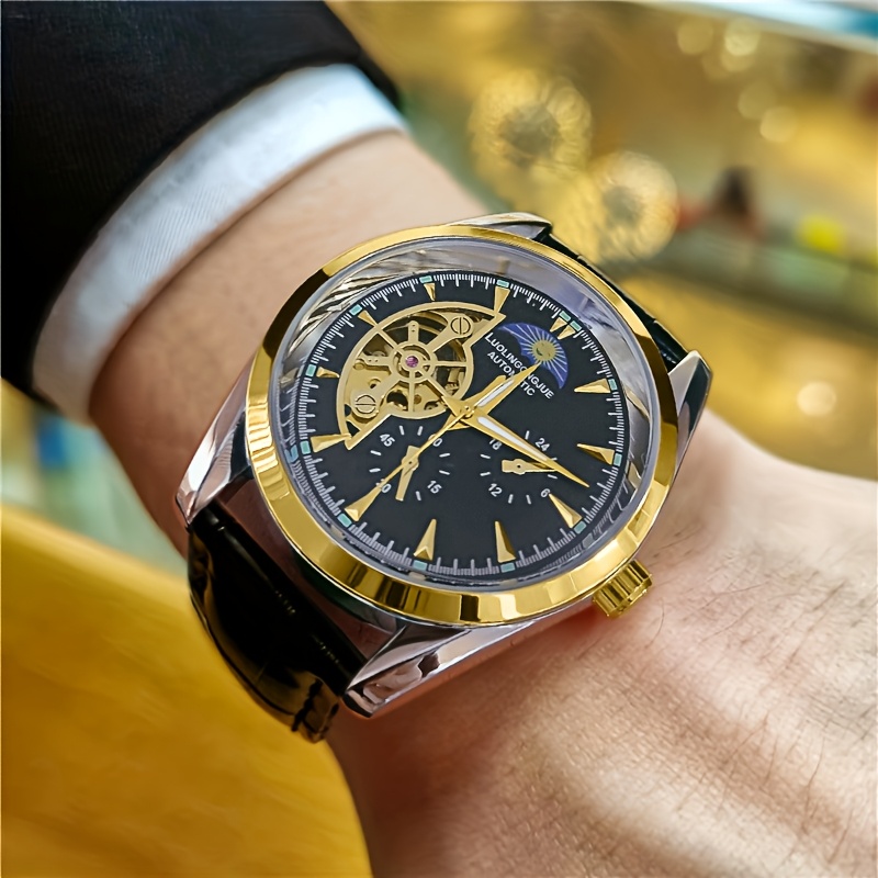 High-End Luxury Business Men's - مراجعة Luxury Watch Name Brands وسعره