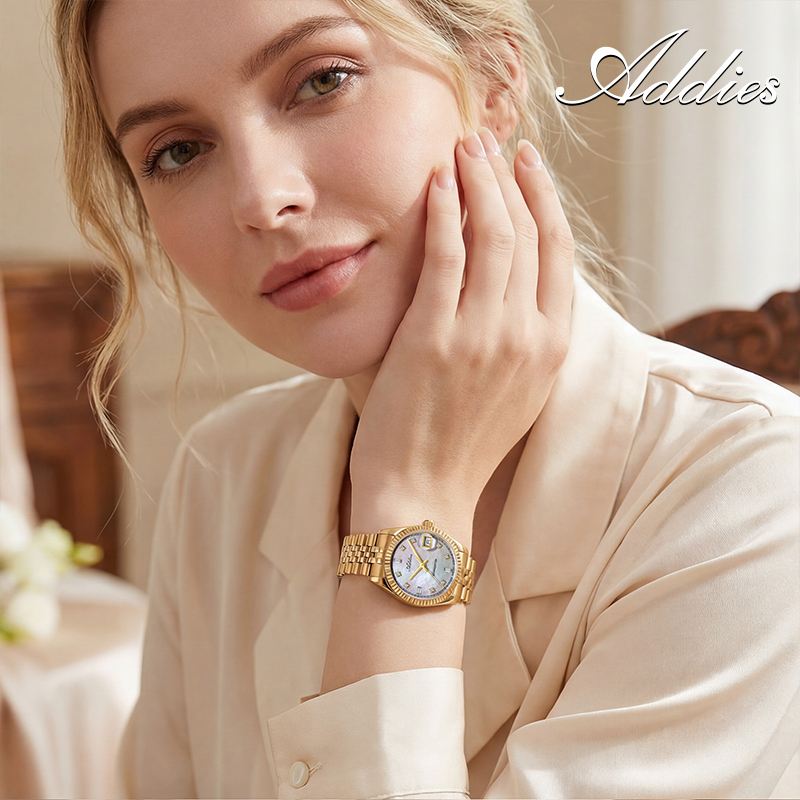 ADDIES 585 Quartz Women's Watc - مراجعة Luxury Watch And Bracelet وسعره