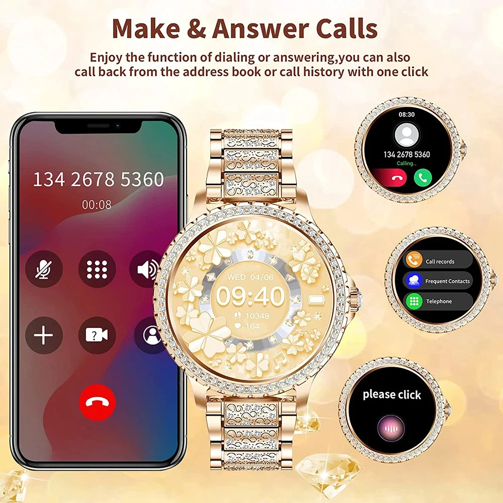 Fashion Luxury Gold Women Smar - مراجعة Luxury Watch German وسعره